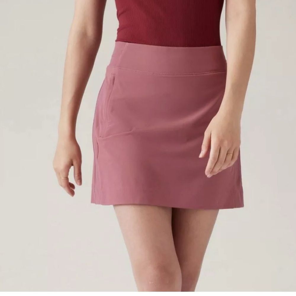 Athleta Brooklyn Skort 16 Inch Mauve Pink Size 20 Plus Size Skort
